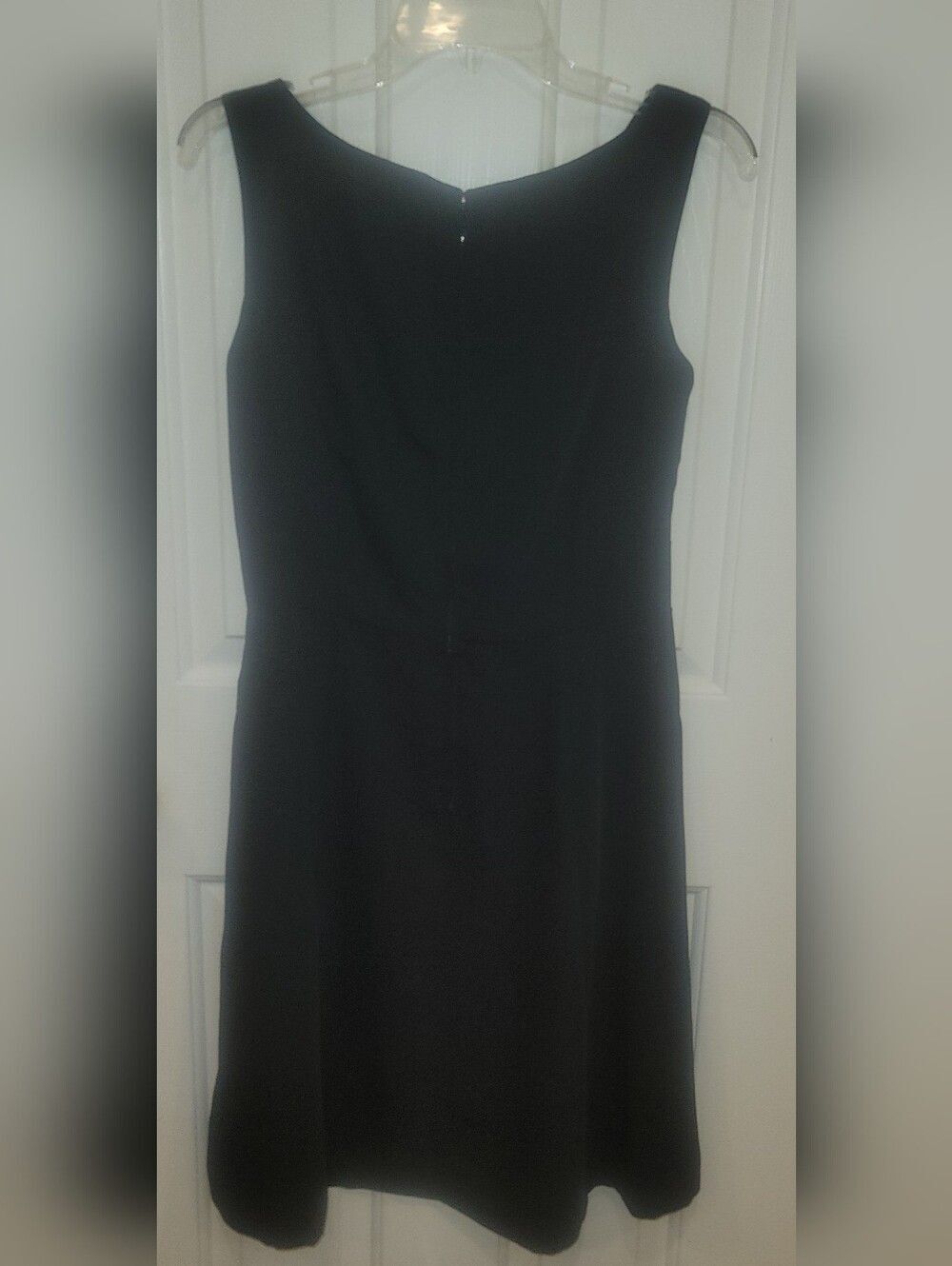 H&M Little Black Dress Sleeveless Fit & Flare A-Line Skater Cocktail Dress Sz 8 - Picture 4 of 6